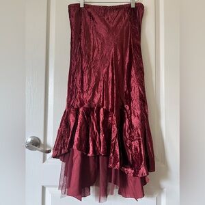 NWT Anthropologie Chaudry Asymmetrical Skirt